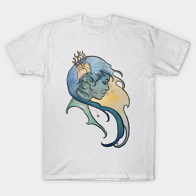 Mermaid Dreaming T-Shirt by Jhooray